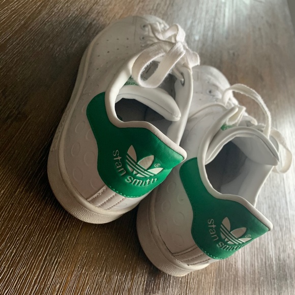 SOLD adidas Stan Smith Debossed Polka Dot Sneaker - Picture 5 of 6